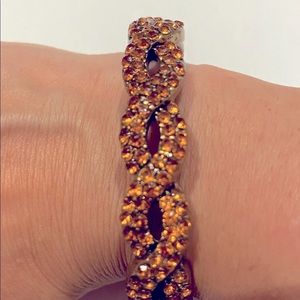 J.Crew Copper Rhinestone Bracelet
